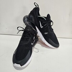 Nike Air Max 270 Mens 11.5 Black White AH8050-002 Sneakers Running Shoes